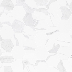 Eden Statuary 3x3 Hex - porcelain tile